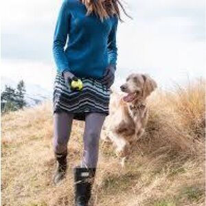 Title Nine Super Power Sahara Stripe Skirt size Med